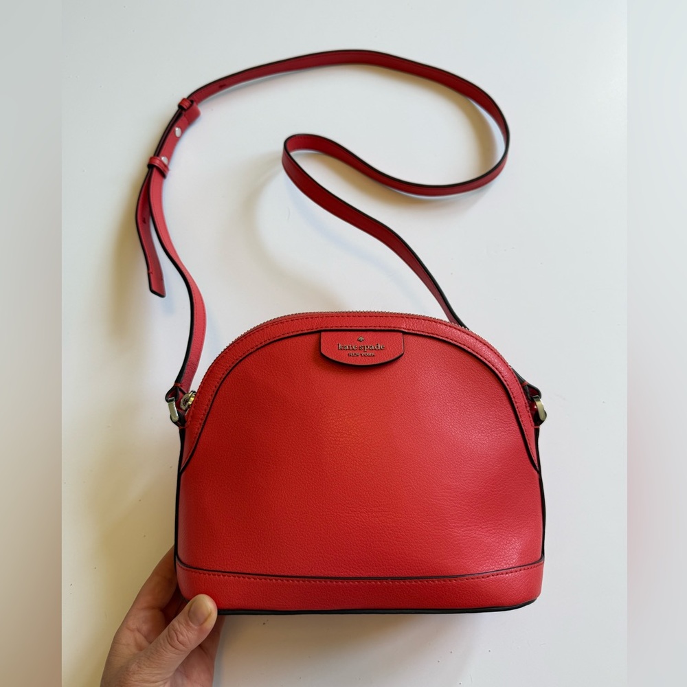 Kate Spade Silvia Dome Leather Crossbody Bag